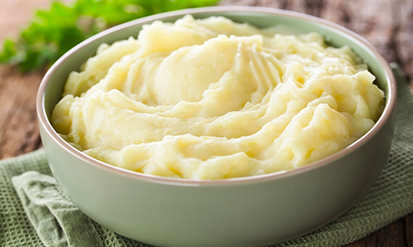 Bowl of mashed potatoes