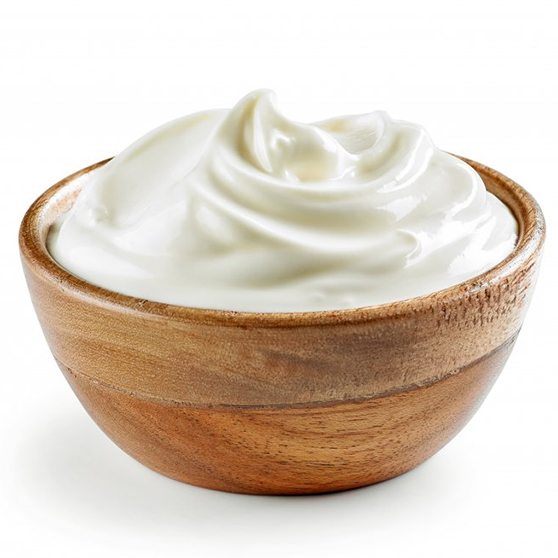 Bowl of yogurt