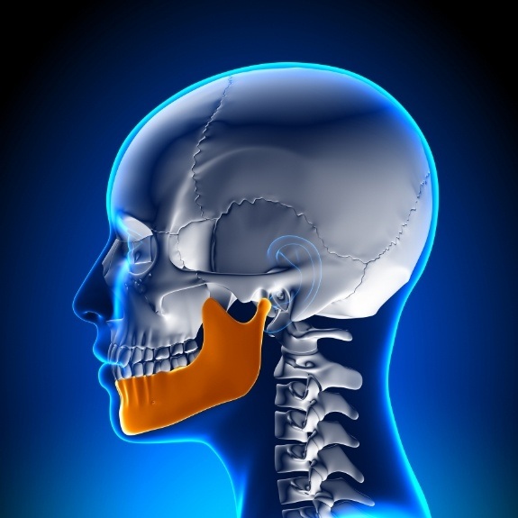 Animated facial profile used to explain equilibration and occlusal adjustment